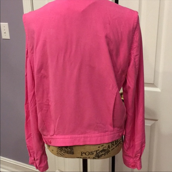 Pink Silk Ralph Lauren jacket - Picture 3 of 5